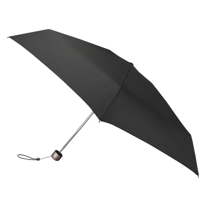 totes® XTRA STRONG Mini Plain Black Umbrella (5 Section)